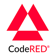 Code Red logo with embedded sign up link