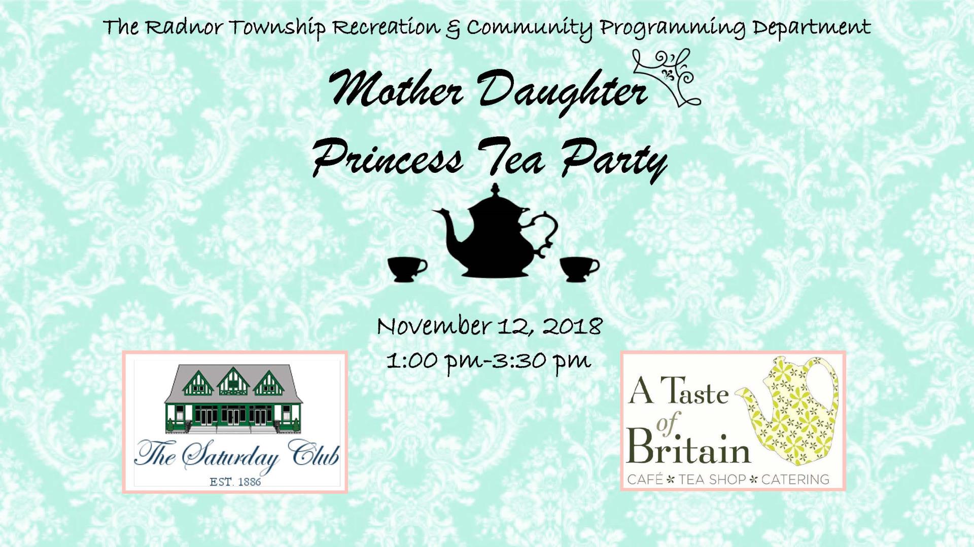 2018 Mother Daughter Princess Tea Party