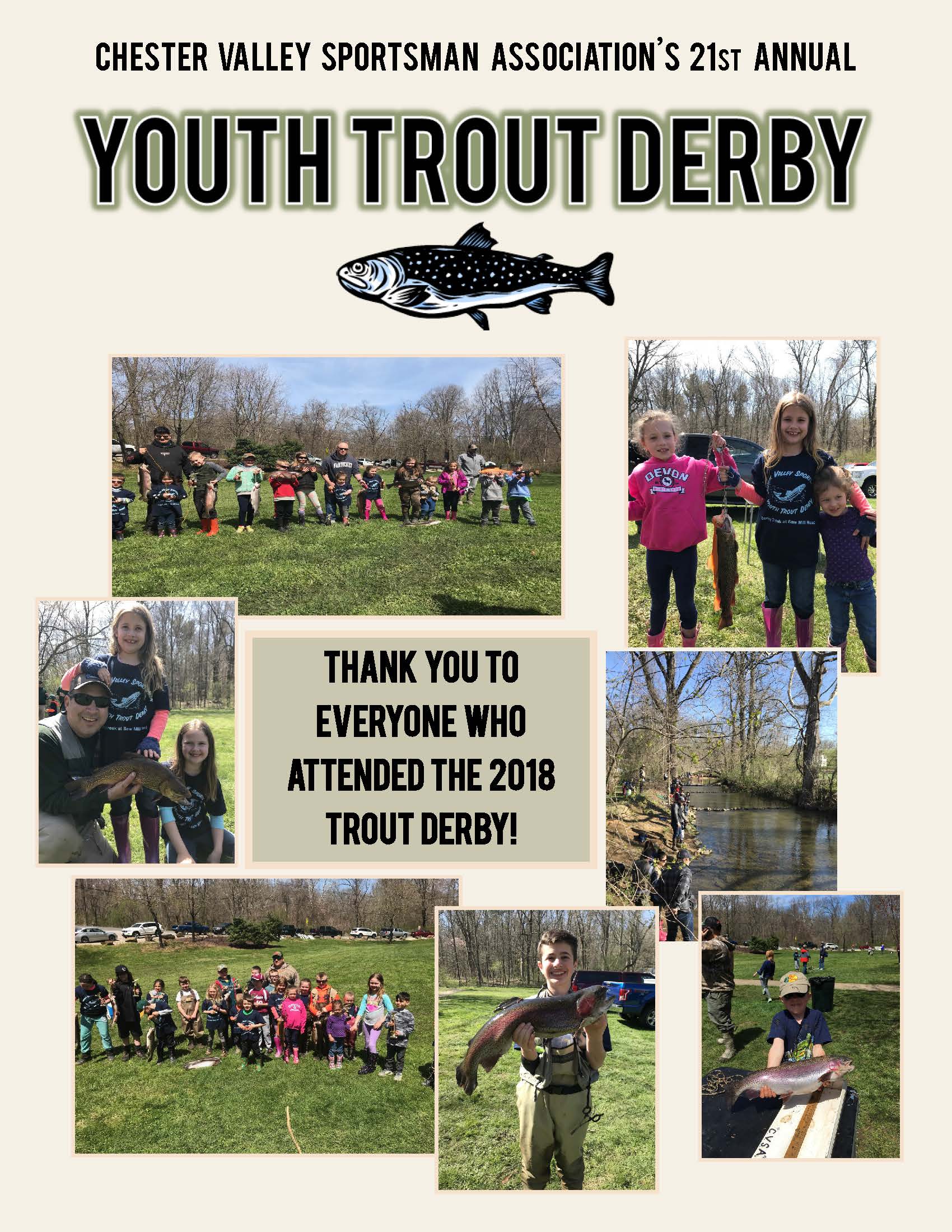 2018 Youth Trout Derby Collage