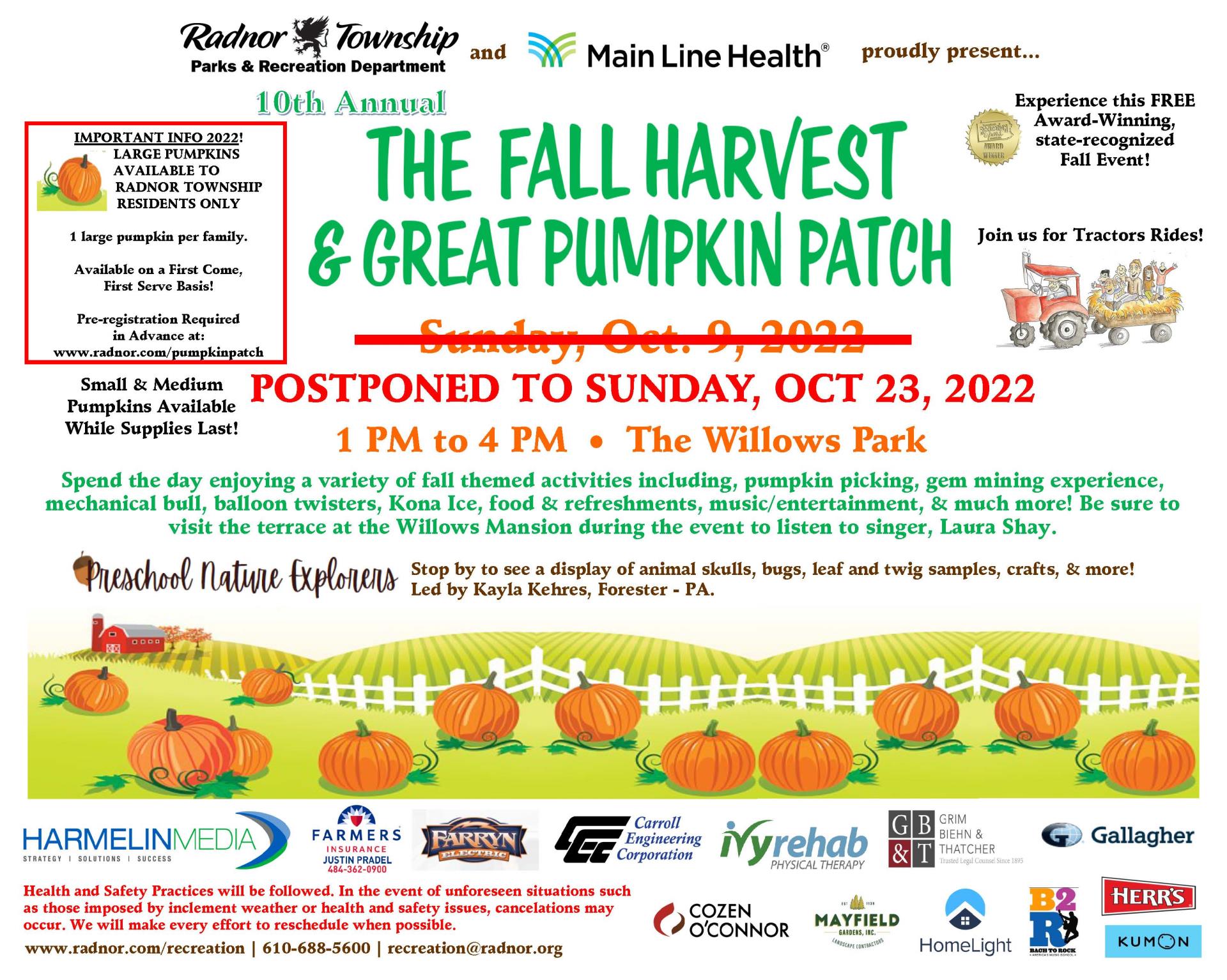 Fall Harvest_Great Pumpkin Event 2022