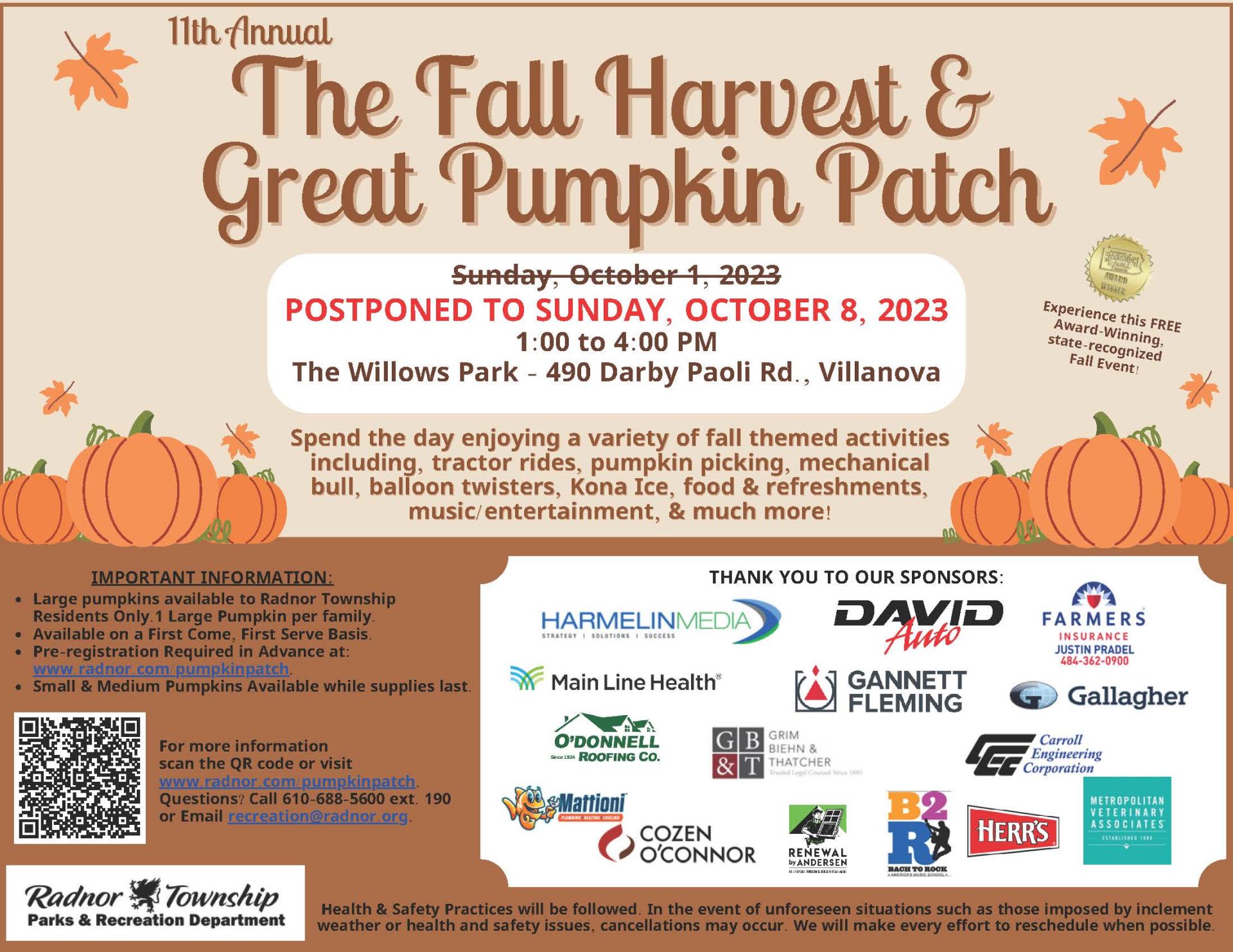Fall Harvest 2023 Flyer