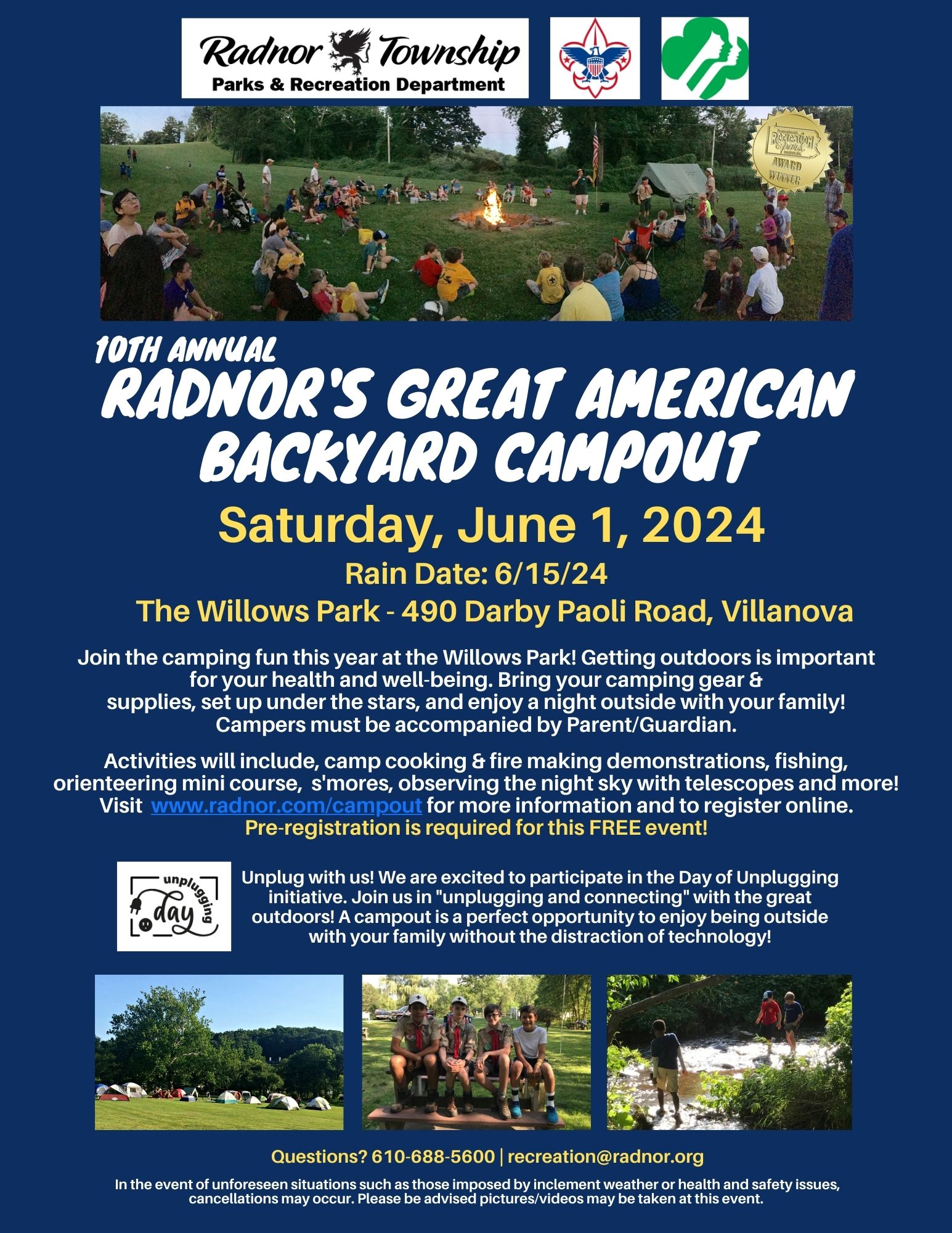 2024 Great American Backyard Campout Flyer...